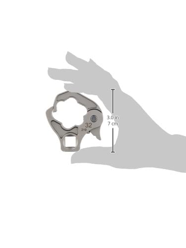 TONE Quick Open Claw Foot Wrench 4QCF-32 Drive Angle 1/2 inch (12.7 mm) Double Side Width 1.3 inches (32 mm)