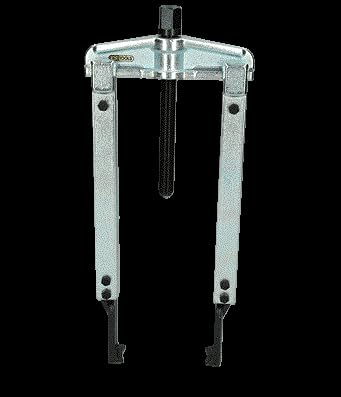 KS Tools 620.0003 Universal 2 arm Puller Set with Narrow and Extended Legs, 20-90 mm, 250 mm