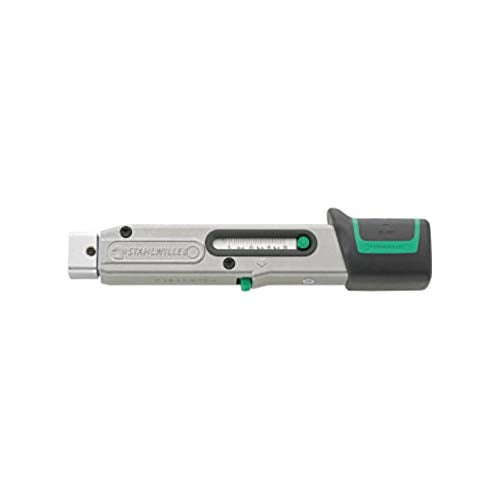 Stahlwille 730 Torque Wrench, Size a/2, 30-175 in-lb, 9x12mm Insert, 179mm Long, with Tool Carrier for Insert Tools, 50584002