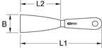 KS Tools 962.0306 BERYLLIUMplus Scraper flexible 100 mm