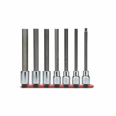 316 3/8"Drive 7 Pieces Alloy Steel Hex Bit Socket Set, 1/8"- 3/8" Fits/Intended for Wright Tool 316