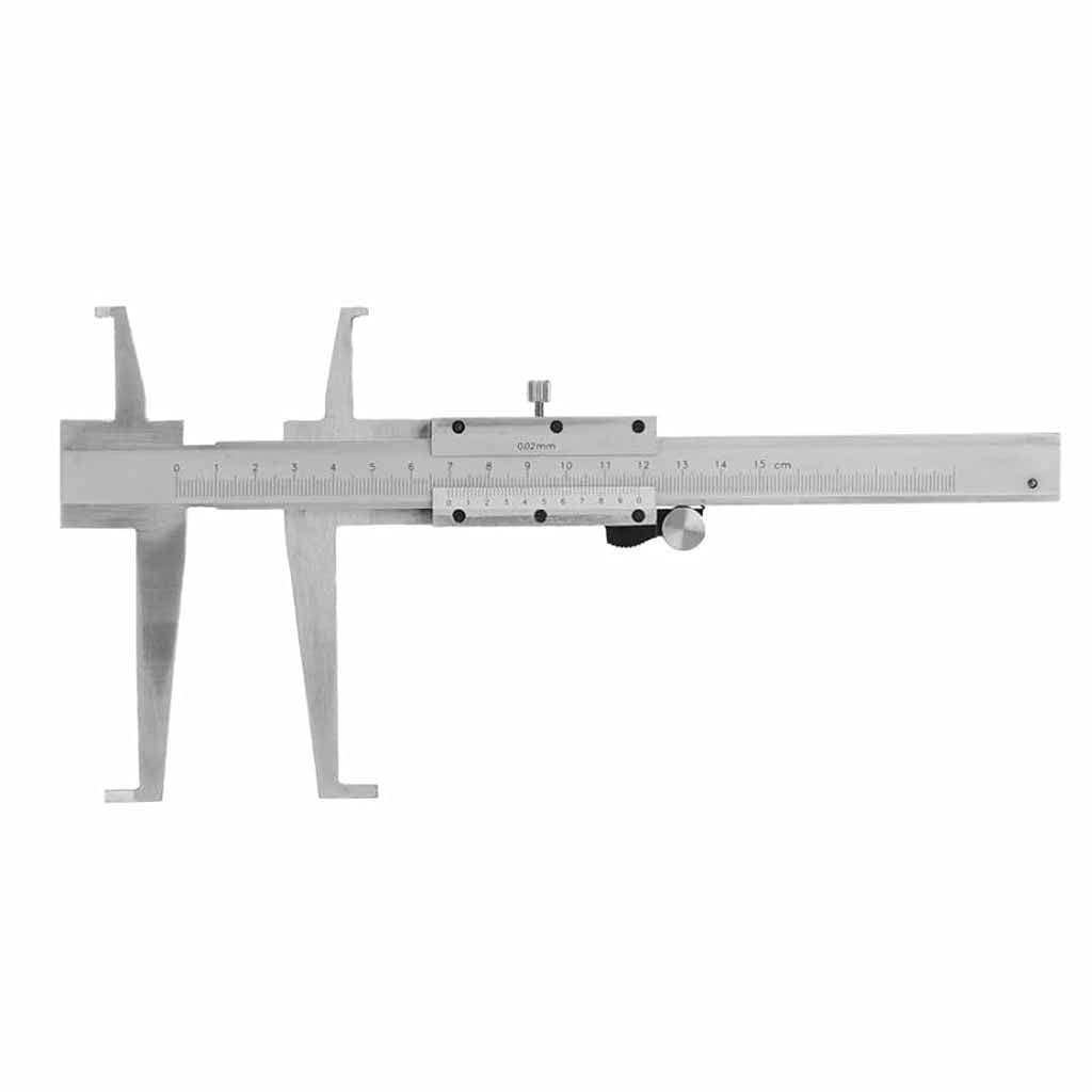 Calibre Carbon Steel Inside Groove Vernier Caliper Inner Micrometer Gauge Ruler Measuring Tool 9-150mm