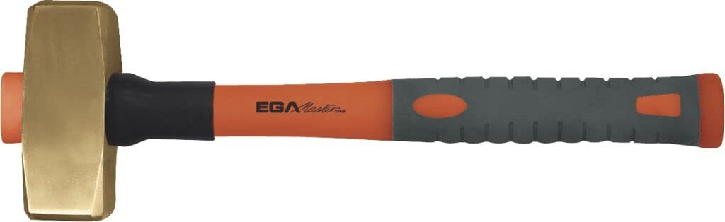 STONING HAMMER 2 KG. FIBERGLASS HNDL NON SPRK BRASS