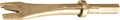 FLAT PNEUMATIC CHISEL 10X125MM W/MIDDLE TIP NON SPRK