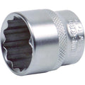 TRUSCO Socket (12 Square) Insertion Angle 0.7 inches (19.0 mm) Opposite Side 1.1 inches (27 mm) TS6-27W x 10 Pieces [Case Sale]