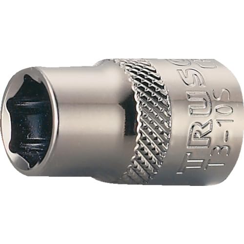 TRUSCO Socket Hex Type 0.37 inch (9.5 mm) Opposite Side 0.7 inch (17 mm) T3-17S x 10 [Case Sale]