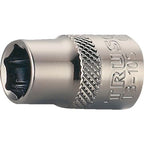 TRUSCO Socket Hex Type 0.37 inch (9.5 mm) Opposite Side 0.7 inch (17 mm) T3-17S x 10 [Case Sale]