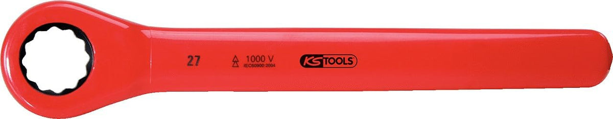 KS Tools 117.2292 Ratcheting spanner with protective insulation, 7/8”
