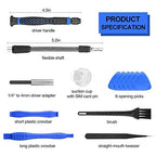 Screwdriver Set Precision Tool Kit Magnetic Torx Bits 126 in 1 Repair Hand Tools for Phone Laptop