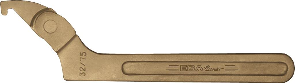 ADJUSTABLE HOOK SPANNER 32-75 MM NON SPARKING Al-Bron