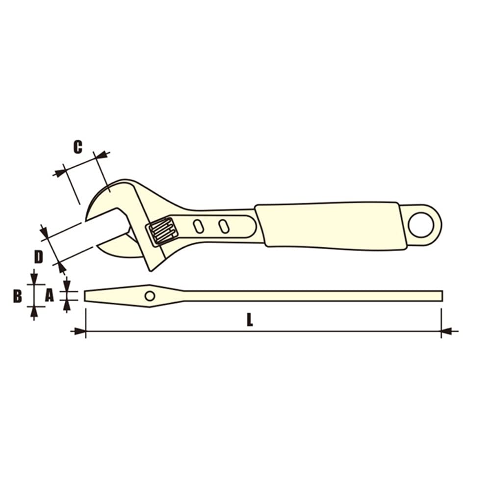 Adjustable Wrench with Soft Handle, Fast and Labor-saving Multi-function -end Wrench, Maintenance Tool