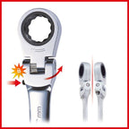 KS Tools Gearplus 503.4850 Set of 10 Mixed Keys for Locking Ratcheting Combination Spanner