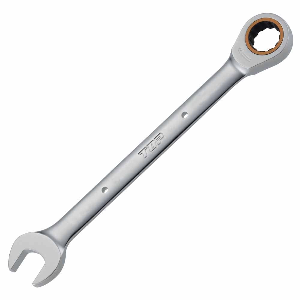 TOP Industries RCW-10000S Ratchet Combination Set, Set of 10, Includes Dedicated Tool Bag, 0.3 inches (8,10,12,13,14,17,19,21,22,24 mm), Gear Wrench