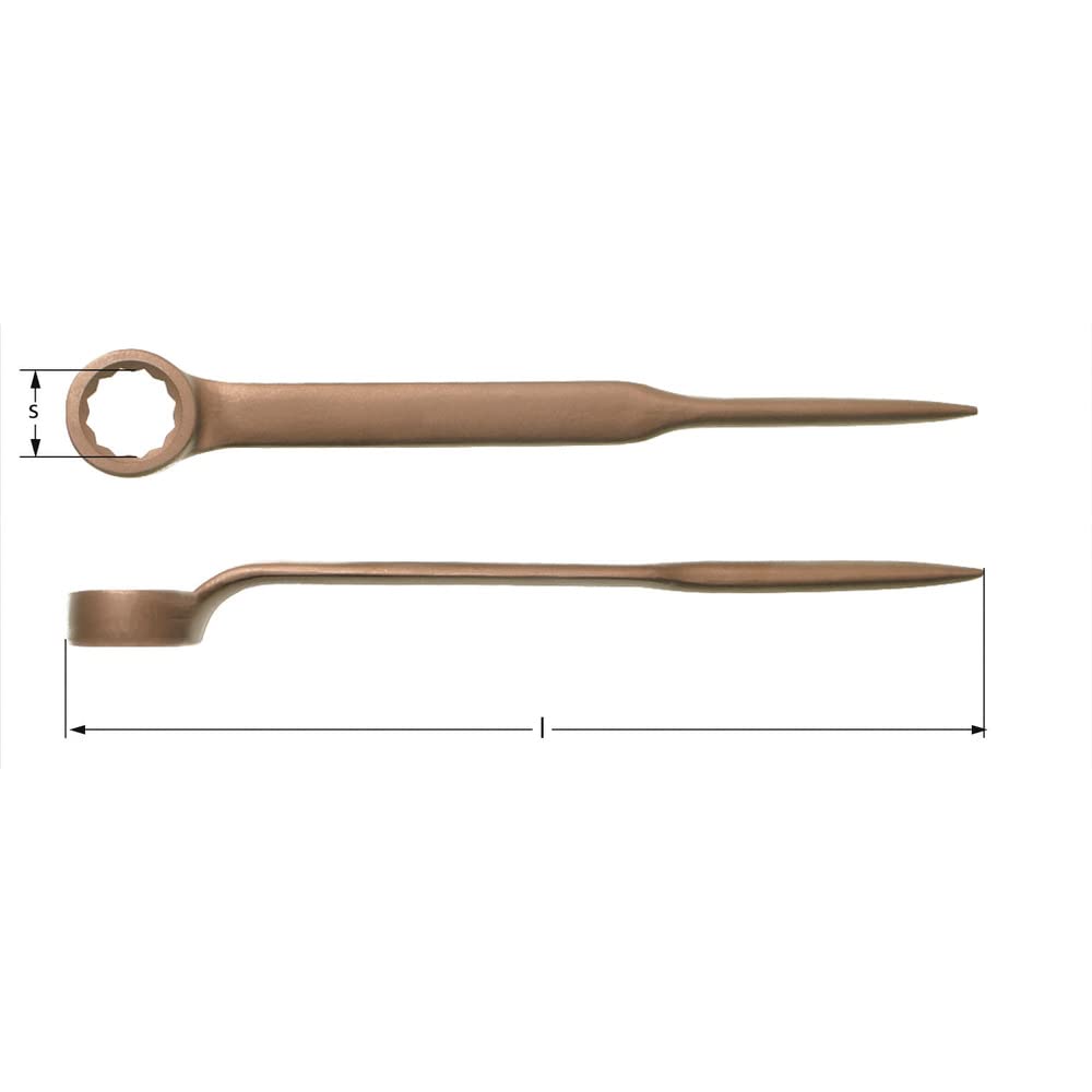 Snap-On Tools AN0024B Explosion-proof Box End Wrench (with Chino)