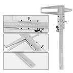 Calibre Carbon Steel Inside Groove Vernier Caliper Inner Micrometer Gauge Ruler Measuring Tool 9-150mm