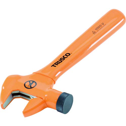 TRUSCO TZMR-300F Insulated Monkey Wrench, 11.8 inches (300 mm)