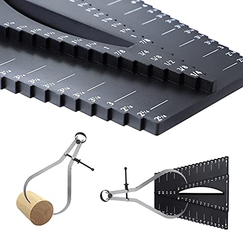 VIDI 2 in 1 Woodworking Caliper Gauge Center Finder Measure Scribe Drill Locator Tools