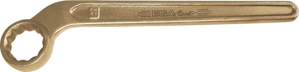 CURVED SINGLE END RING WRENCH 19 MM NON SPARKING Al-Bron