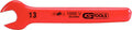 KS Tools 117.2251 Open-end wrench with protective insulation, 7/16”