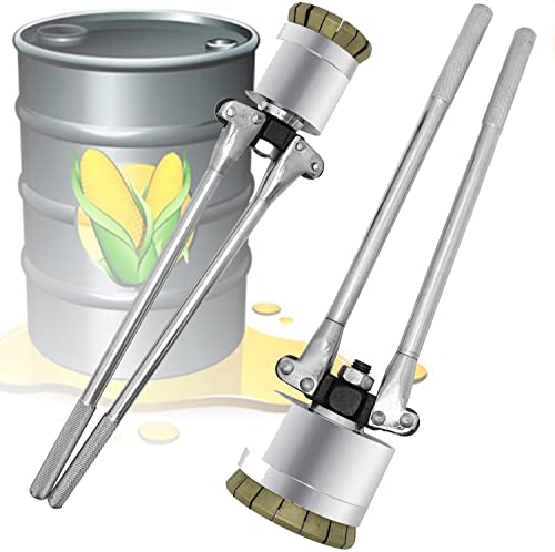 Manual Barrel Sealing machine200l/53 Gallon Drum Cap Seal Barrel Crimping Tool, 35&70mm Crimper Sealer, Manual Oil Barrel Sealing Machine, Used in Liquid Packaging Industries,Small