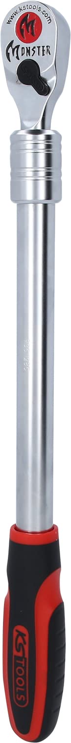 KS Tools 1/2" Monster Telescopic Reversible Ratchet 100 Teeth 935.1285