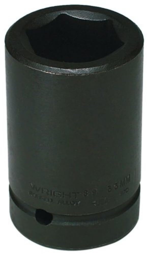 Wright Tool 95mm 1" Dr. 6 Pt. Deep Metric Impact Socket