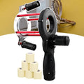 Air Conditioning Tape Winding Machine/Handheld Pipe Wrapping Tape Tools/7cm Pipe Cable Tie Winding Tool,70-380 RPM, 20m/Min,with 5 Rolls of Cable Ties&1500mah Battery