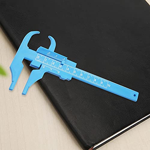 VIDI 0-100mm Plastic Scale Vernier Caliper Depth Diameter Measure Ruler Gauge Wood Profile Marking Tool