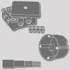 RUNPOTEC 10197 GF3 Cable Retractable Device 30 Metres Without Metre