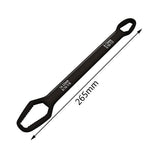 22mm Universal Double-Head Wrench Torx Spanner Car Bicycle Repair Tool Screw Nuts Wrenches Ratchet Wrench End Hand Tool(D)