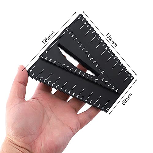 VIDI 2 in 1 Woodworking Caliper Gauge Center Finder Measure Scribe Drill Locator Tools