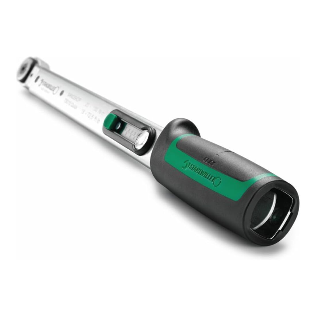 Stahlwille 730 Torque Wrench, Size a/2, 30-175 in-lb, 9x12mm Insert, 179mm Long, with Tool Carrier for Insert Tools, 50584002