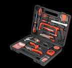 Tool Kit, Auto Repair Tool Set, General Household Hand Tool Set with Plastic Toolbox Storage Case, for Homeowner