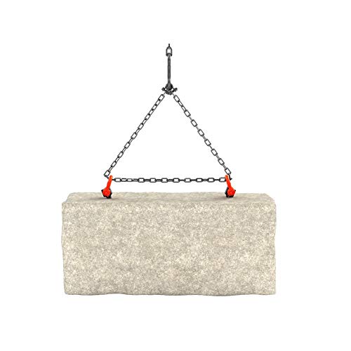 Bon 21-101 3-1/2-Inch by 1/2-Inch Diameter Stone Lifting Lewis Pin, 1-Pair