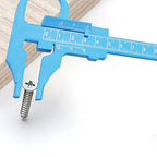 VIDI 0-100mm Plastic Scale Vernier Caliper Depth Diameter Measure Ruler Gauge Wood Profile Marking Tool