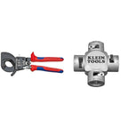 KNIPEX Ratcheting Cable Cut & Klein Tools 21050 Large Cable Stripper (750-350 MCM)