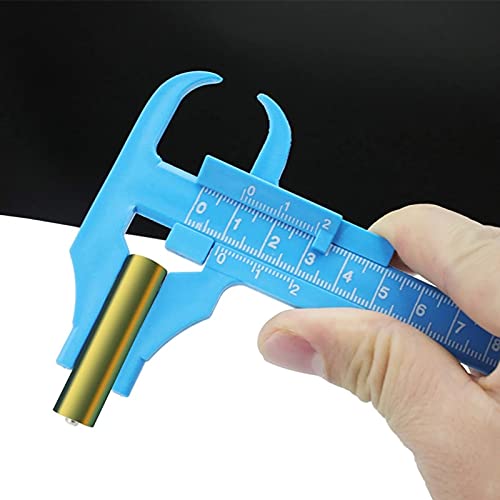 VIDI 0-100mm Plastic Scale Vernier Caliper Depth Diameter Measure Ruler Gauge Wood Profile Marking Tool