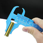 VIDI 0-100mm Plastic Scale Vernier Caliper Depth Diameter Measure Ruler Gauge Wood Profile Marking Tool