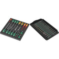 Wera 05150101001 9710 Foam Insert 18-Piece Screwdriver Set & Wera 5134000001 25-Piece Micro Screwdriver Set for Electronic Applications