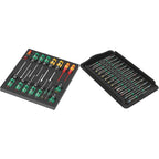Wera 05150101001 9710 Foam Insert 18-Piece Screwdriver Set & Wera 5134000001 25-Piece Micro Screwdriver Set for Electronic Applications