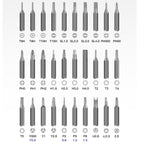 Screwdriver Set with 31 Pieces Tower Shaped Maintenance Tools