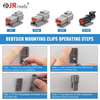JRready DW5011 Deutsch Connector Kit - DT 2 3 4 6 Pin with 12 Pin 5 Pairs