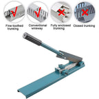Wire Duct Cutter Tool PVC Trunking Cutter Manual Plastic Wiring Duct 45° 90° Angle Adjustable Cutting Machine Electrician Special Cutting Device (Without Ruler)