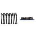 Astro Tools 78354 10-Piece Torque-Saver Impact Extension Socket Set and Astro Pneumatic 78344 10-Piece Nano Pinless Impact Sockets