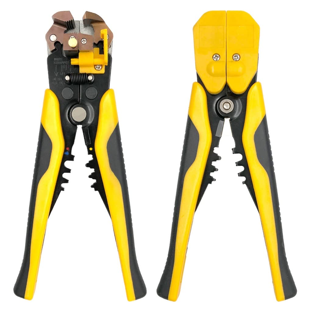 Wire Stripper Pliers Multifunctional Hand Tools Cutter Cable Wire Crimping Electrician Repair Tools(E)