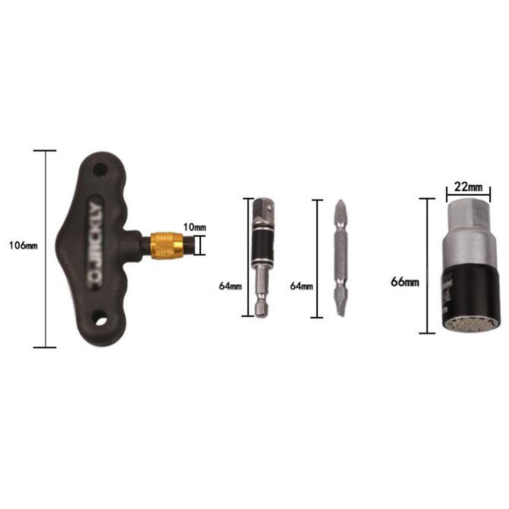9-21mm Universal Socket Wrench Set Torque Power Drill Ratchet Bushing with T Handle Spanner Key Hand and Electric Tools
