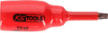 KS Tools 117.2436 1/2" bit socket with protective insulation for Torx screws, T27, short