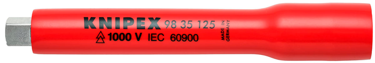 KNIPEX 98 99 11 S4 10 Piece 1,000V Insulated Socket Set 3/8 Metric Drive