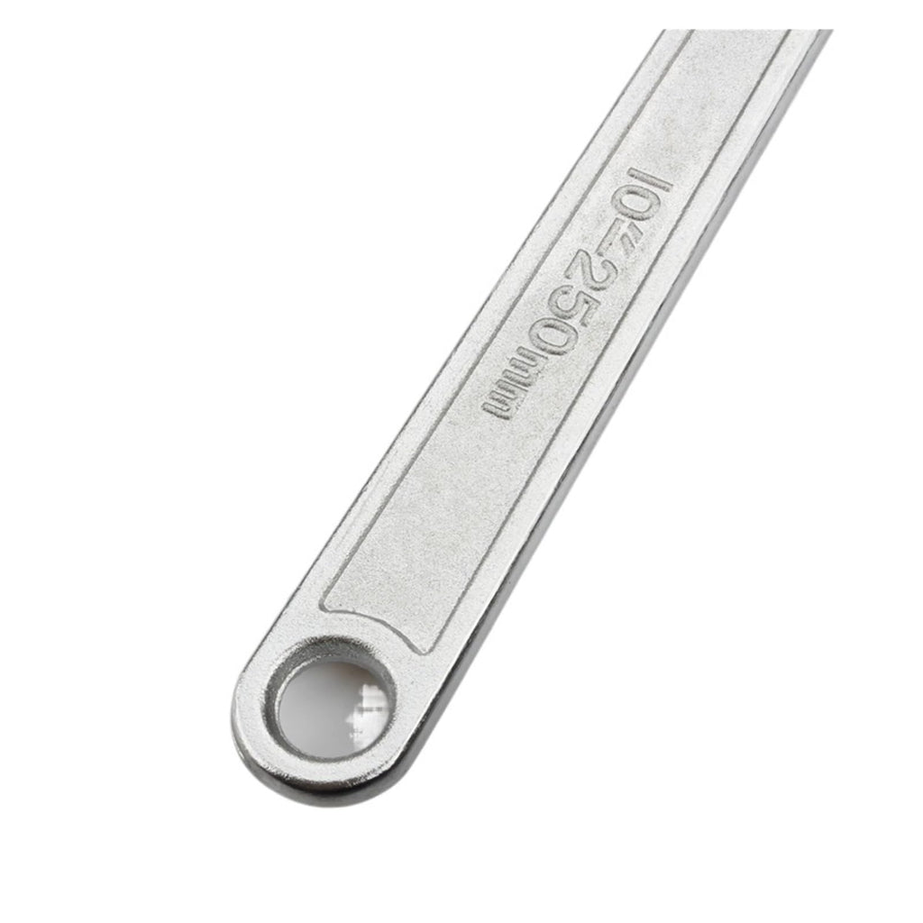 Adjustable Wrench 1pcs Large Opening Adjustable Spanner Monkey Wrench Angle Slide 6-8-10-12-15 Inch Household Tools(15 Inch Steel Handle)