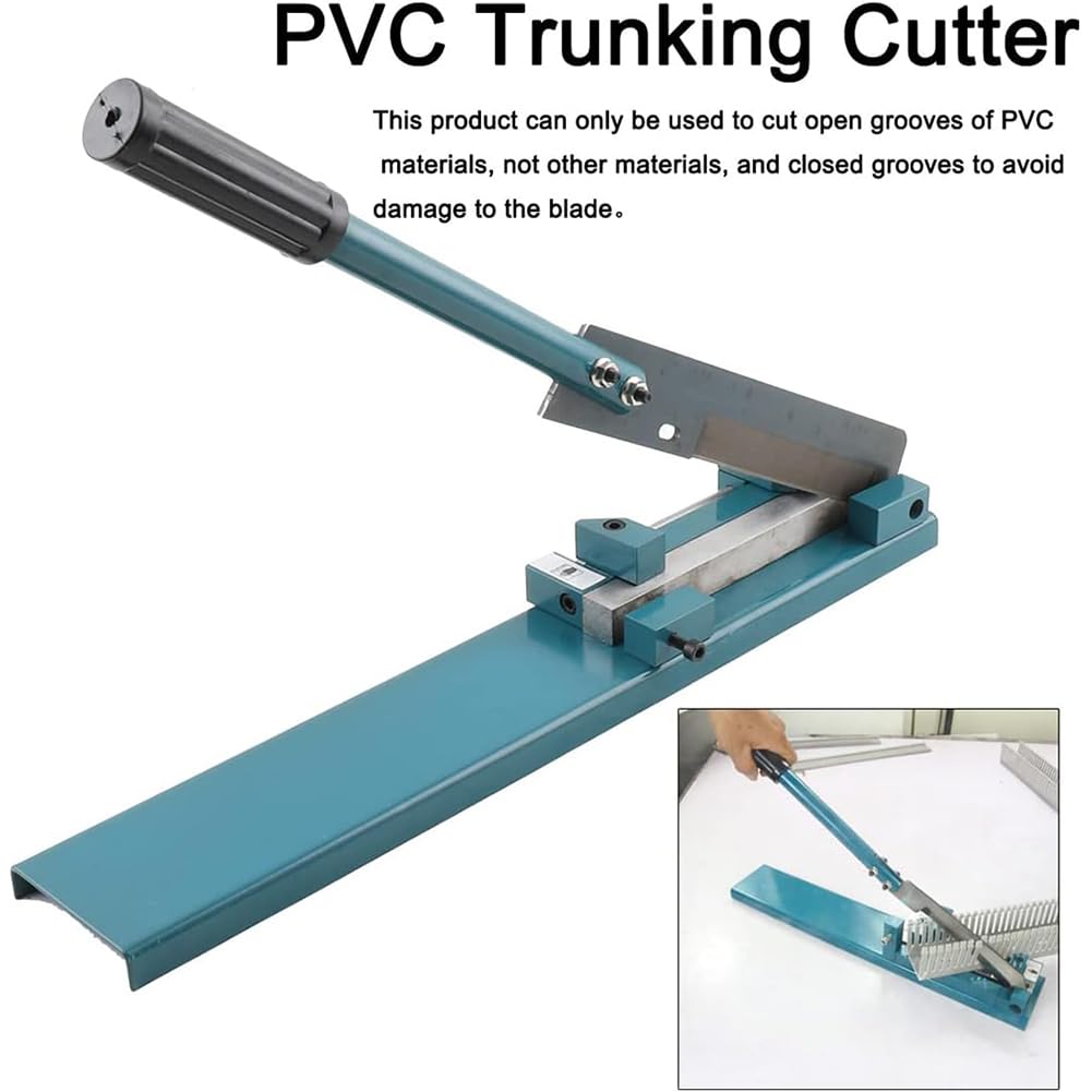 PVC Trunking Cutter Wire Duct Cutter Tool Manual Plastic Wiring Duct 45° 90° Angle Adjustable Cutting Machine Electrician Special Cutting Device